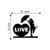 N-4 Couple Under Umbrella Wall Art – A Romantic Symbol of Love & Protection