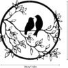 a-2 Birds On Branch - Wall Art - Decoration