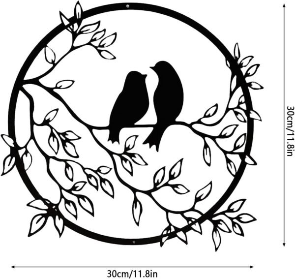 a-2 Birds On Branch - Wall Art - Decoration