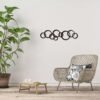 G-1 Rings Wall Decor – Minimalist Round Hanging Ornament for Living Room, Balcony, Garden, and Home