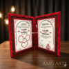 Premium Velvet Nikah Thumb & Signature Book