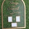 Nikah Thumb Plate with Names & Date - Unique Marriage Gift for Eternal Memories