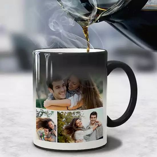Invisible Image Reveal Magic Mug (Just Add Hot Liquid!) - A Unique Gift for Him/Her