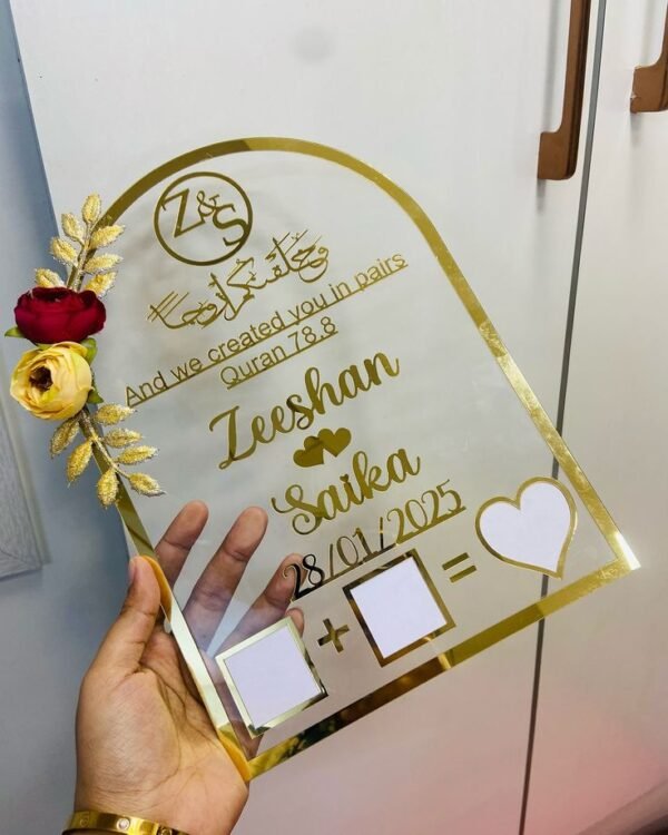 Thumb board✨__Dm for details💌_@art_attack000 __Nikkah, Nikkah essentials, gift,Gifting,gift ideas, thumb board, thumbs,,wedding gifts,wedding ideas , wedding decors Nikah Thumb Plate with Names & Date - Unique Marriage Gift for Eternal Memories